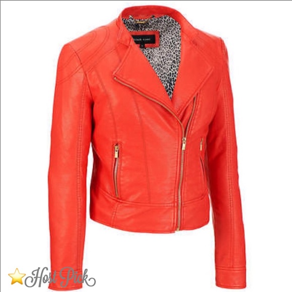 Black Rivet Jackets & Blazers - NWOT Black Rivet Vegan Leather Moto Jacket